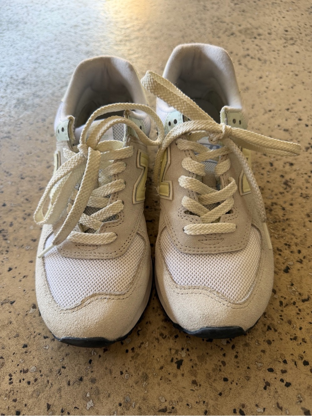 New Balance 574 Beige and Cream Women’s Sneakers